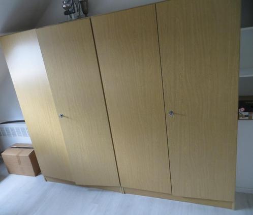 2 stuks kledingskast / hang en leggedeelte / 2 deurs, Huis en Inrichting, Kasten | Ladekasten, Gebruikt, 150 tot 200 cm, 50 tot 100 cm
