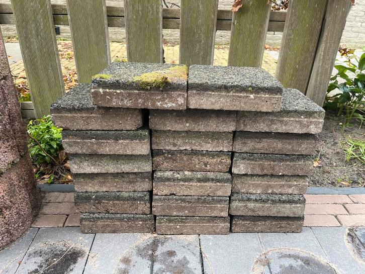 20x20 Tegels - 20 Stuks, Tuin en Terras, Tegels en Klinkers, Gebruikt, Terrastegels, Beton, Minder dan 5 m², Ophalen