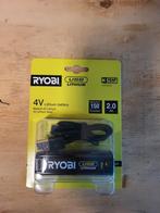 Ryobi accu 4v 2.0Ah Nieuw usb-c, Ophalen of Verzenden, Nieuw