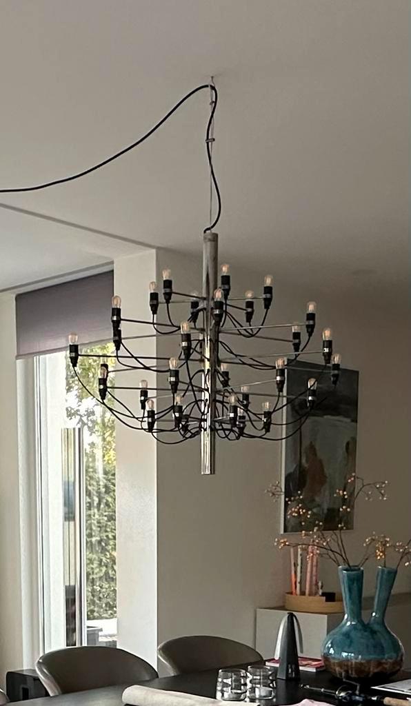 Flos 2097/30 Kroonluchter - Iconisch Design!, Huis en Inrichting, Lampen | Hanglampen, Zo goed als nieuw, 75 cm of meer, Metaal