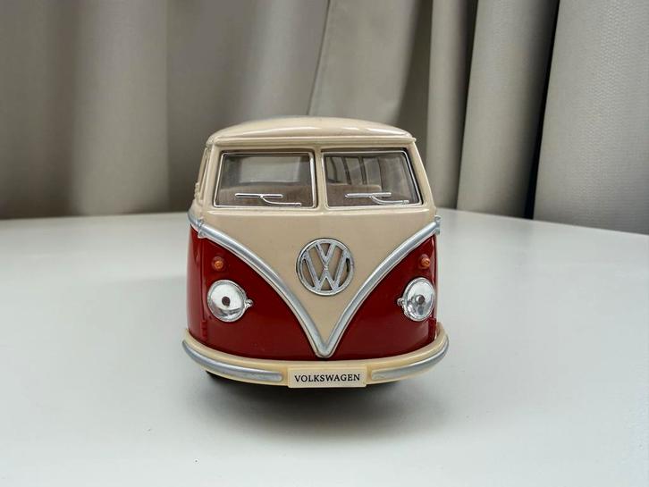 Volkswagen Bus Modelauto - Klassieker uit 1962, Hobby en Vrije tijd, Modelauto's | 1:18, Zo goed als nieuw, Auto, Overige merken