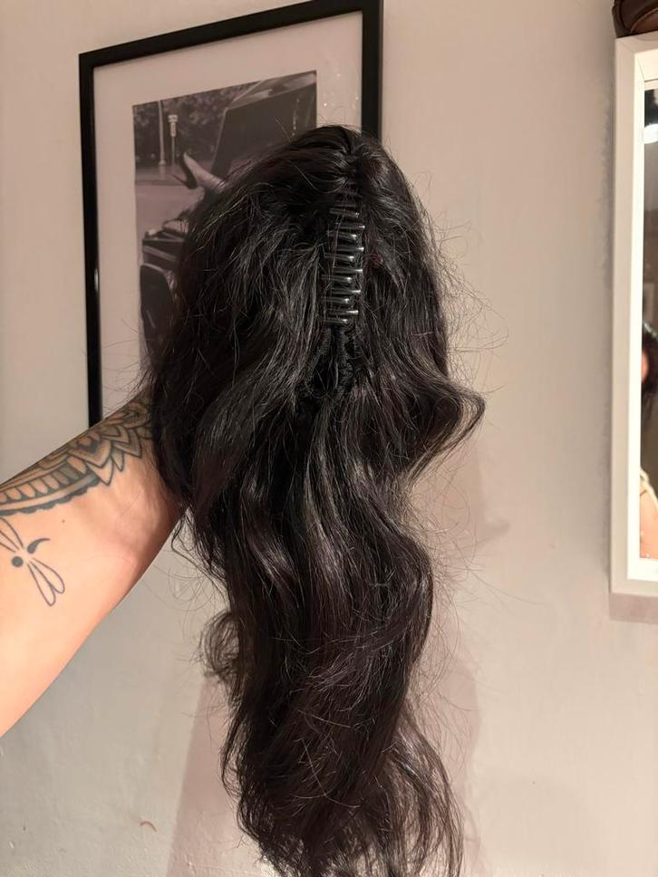 Echt Haar Ponytail - 50cm, 70 gram, Sieraden, Tassen en Uiterlijk, Uiterlijk | Haarverzorging, Nieuw, Pruik of Haarverlenging