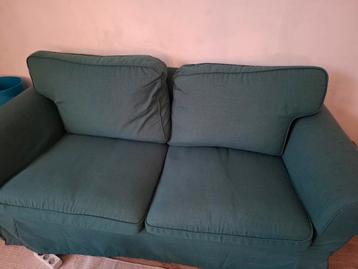 Groene 2-zits bank ektorp ikea - afbeelding 2