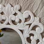 Barok Spiegel - white wash  lijst -  75 cm - TTM Wonen, TTM Wonen, Meubels – (Perzische) Tapijten en Woonaccessoires, Taag 63, 2491 CS, Den Haag (Forepark)