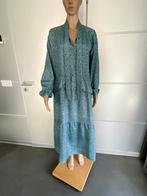 i349 Sissel Edelbo /One Size/ lange jurk maxi groen/ blauw, Kleding | Dames, Jurken, Maat 38/40 (M), Blauw, Zo goed als nieuw