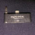 Delock (iphone 5) (ipod touch) audio adapter, Ophalen of Verzenden, Gebruikt, Overige typen, Apple iPhone