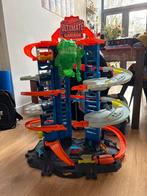 Hot Wheels City Robot T-Rex Ultimate Garage, Ophalen, Hot Wheels, Racebaan, Gebruikt