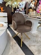 Draaibaar eetkamerstoelen stoel NEW eric kuster style modern, Zwart, Nieuw, Vier, Stof
