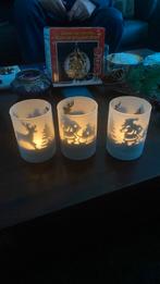 3mooie waxinelichtjes, Diversen, Ophalen of Verzenden, Zo goed als nieuw