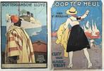 677. Affiches Rotterdamsche Lloyd & Joop ter Heul, 1919-1828, Verzamelen, Ophalen of Verzenden, Kaart, Foto of Prent