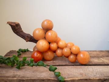 Oude XXL albast druiventros 37.5cm beschikbaar voor biedingen