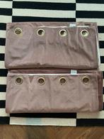 Roze velours verduisterende gordijnen MADE, Ophalen, Gebruikt, 200 cm of meer