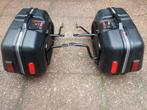 Honda XRV 750 Africa Twin Givi 2 zijkoffers met stalen rek., Verzenden, Gebruikt