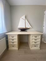 Riviera Maison massief houten bureau, Ophalen, Gebruikt, Bureau