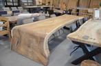 Watervaltafel suar 350 cm -BT137, 100 tot 150 cm, Ophalen of Verzenden, Metaal, Rechthoekig