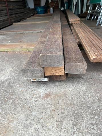 Hardhouten azobe balken 70 x 45 mm, 33 meter beschikbaar voor biedingen