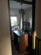 Kaptafel Barber met fohnhoudet en stroom zgan., Huis en Inrichting, Tafels | Kaptafels, Ophalen, Hout, Minder dan 100 cm