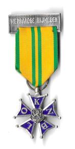 Medaille Vierdaagse Nijmegen, Nederland, Overige soorten, Lintje, Medaille of Wings, Verzenden