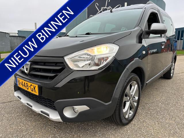 Dacia Dokker 1.2 TCe Stepway NAVI (bj 2015), Auto's, Dacia, Bedrijf, Te koop, Dokker, ABS, Airbags, Airconditioning, Alarm, Bluetooth