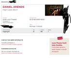 Daniel Arends - High Class Bitch Luxor 12-02 4 tickets/1koop, Drie personen of meer, Februari