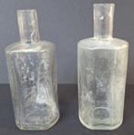 2 Oude flesjes - Adv S 445, Antiek en Kunst, Ophalen of Verzenden