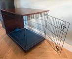 Omlet Fido honden bench - walnoot, Dieren en Toebehoren, Hondenbenches, Ophalen, Gebruikt