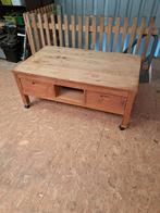 Teakhouten, handgemaakte salontafel., Ophalen