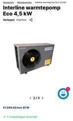 Interline warmtepomp Eco 4,5 kW, Ophalen, Nieuw