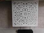 Raamscherm 40x50 cm. Mandala MDF Wit, Ophalen of Verzenden, Zo goed als nieuw