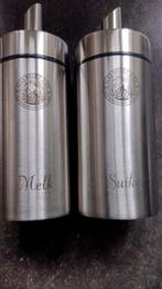 Suiker en melk setje RVS, Ophalen, Zo goed als nieuw