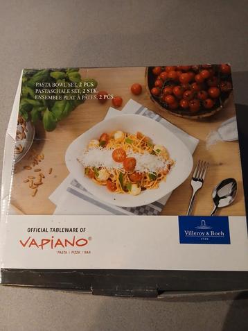 Vapiano Villeroy & Boch Pasta Schalen Set - Nieuw! beschikbaar voor biedingen