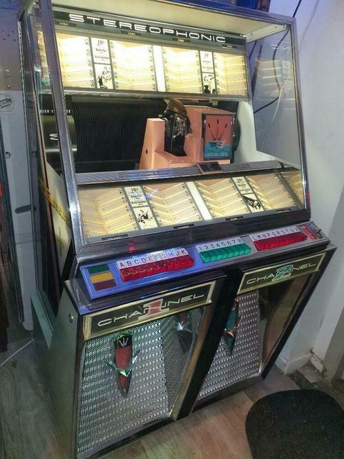 Seeburg 222 3 jaar garantie, Verzamelen, Automaten | Jukeboxen, Zo goed als nieuw, Seeburg, 1950 tot 1960, Met singles, Ophalen