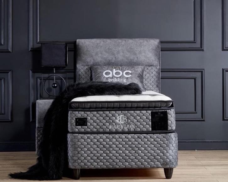 Opbergboxspring Babylon 1 pers. Dreambedden, Huis en Inrichting, Slaapkamer | Boxsprings, Nieuw, 90 cm, 200 cm, Eenpersoons, Overige kleuren