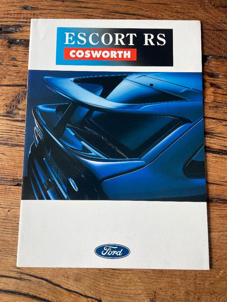 Ford Escort RS Cosworth - XR 3i - RS2000, Boeken, Auto's | Folders en Tijdschriften, Nieuw, Ford, Ophalen of Verzenden