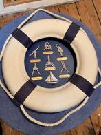Wanddecoratie knopen boot vintage, Ophalen of Verzenden, Zo goed als nieuw