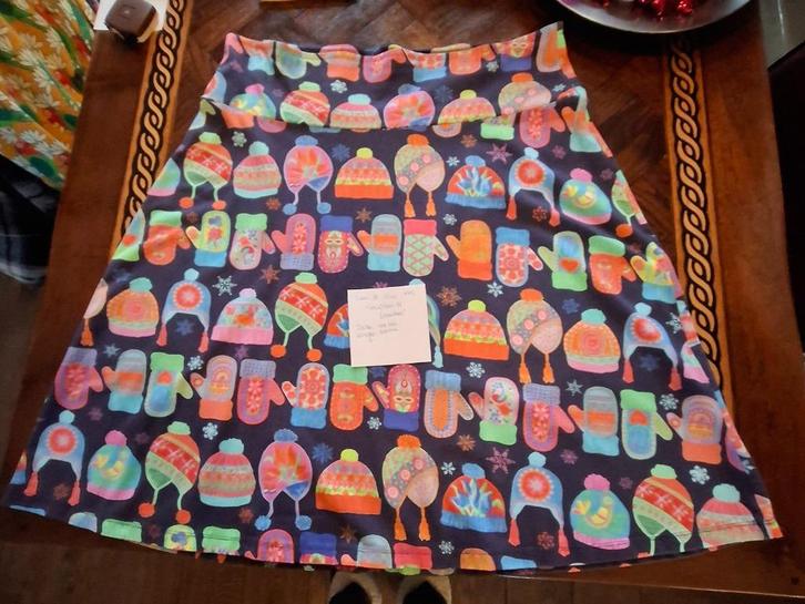 Rok Lien & Giel XXL, Kleding | Dames, Rokken, Zo goed als nieuw, Maat 46/48 (XL) of groter, Overige kleuren, Onder de knie, Ophalen of Verzenden