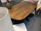 Tafel deens ovaal 160x90 matrix poot b keuze van 599 nu 260, Ophalen, Nieuw, 50 tot 100 cm, 150 tot 200 cm