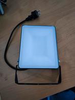 Ledlamp schijnwerper 50 watt met stekker, Met statief, Ophalen of Verzenden, Zo goed als nieuw, Lamp met armatuur