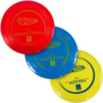 Disq Golf Frisbees set huren beschikbaar voor biedingen