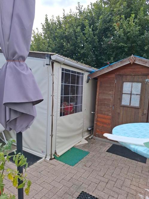 Aanbouw caravan/ overkapping afm 3x4 ongeveer, Caravans en Kamperen, Tenten, Zo goed als nieuw, Ophalen
