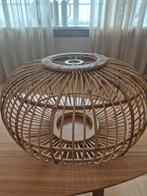 Rieten Lampenkap, 'Boreas Naturel Bamboe'., Ophalen, Zo goed als nieuw, Rond, 25 tot 50 cm