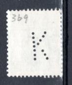 NEDERLAND : 1962 : Perfin &@  K  @& on Y.761 ( 6 c. )., Ophalen of Verzenden, Na 1940, Gestempeld