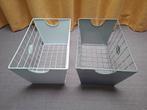 Draadmanden - Vooraadbakken - Set van 2 24d37 bx20 h, Huis en Inrichting, Minder dan 50 cm, Minder dan 50 cm, Ophalen of Verzenden