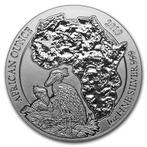 2019 Rwanda 1 oz Silver African Shoebill BU, Ophalen of Verzenden, Zilver