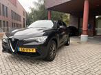 Alfa Romeo Stelvio 2.0 202PK AT AWD 2018 Zwart, Auto's, Automaat, 1995 cc, Zwart, 2000 kg