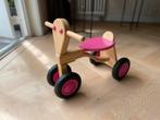 Van Dijk Toys houten loopfietsje roze, Kinderen en Baby's, Ophalen, Zo goed als nieuw, Loopfiets