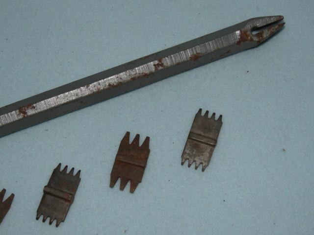 Beeldhouwen Smeedijzeren tandijzerhouder + 4x inzet Hazelaar, Doe-het-zelf en Verbouw, Gereedschap | Handgereedschap, Gebruikt