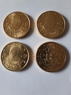 Vaticaan 4x0.50 cent kk  f.13.7, Postzegels en Munten, Munten | Europa | Euromunten, Ophalen, Vaticaanstad, 50 cent