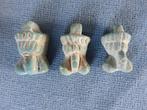 Egyptische rijk - fallus amuletten - faience - ca. 500 B.C., Ophalen of Verzenden
