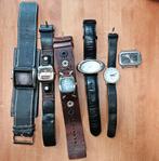 Diverse horloges o.a. Fossil en Davis, Sieraden, Tassen en Uiterlijk, Gebruikt, Fossil, Ophalen of Verzenden, Overige materialen